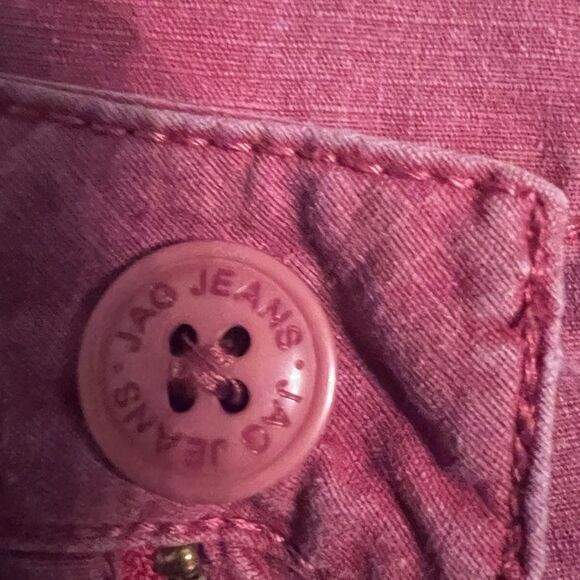 Jag Jeans Cargo Utility cropped Pants Stretch faded Red / orange Women’s size 4 - Picture 5 of 10